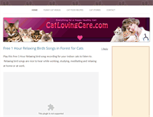 Tablet Screenshot of catlovingcare.com
